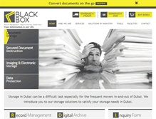 Tablet Screenshot of blackboxrm.com